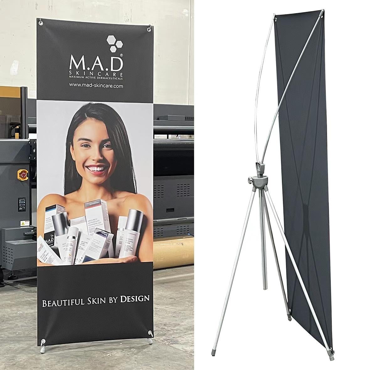 Rollup Retractable Banner, X-rack Banner