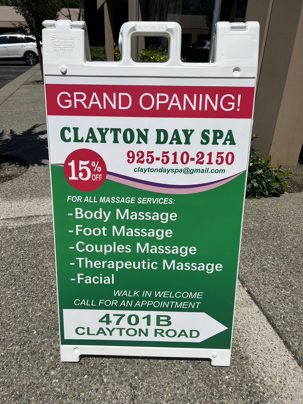 A-FRAME SIGN/STREET SIGN/ SANDWISH BOARD/PLASTIC SIGN