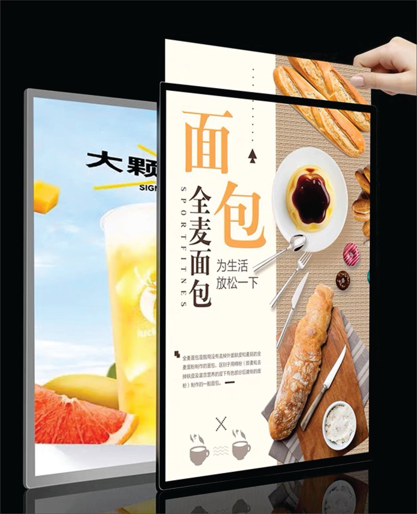 Led Ultra Thin Lightbox with Dimer Control