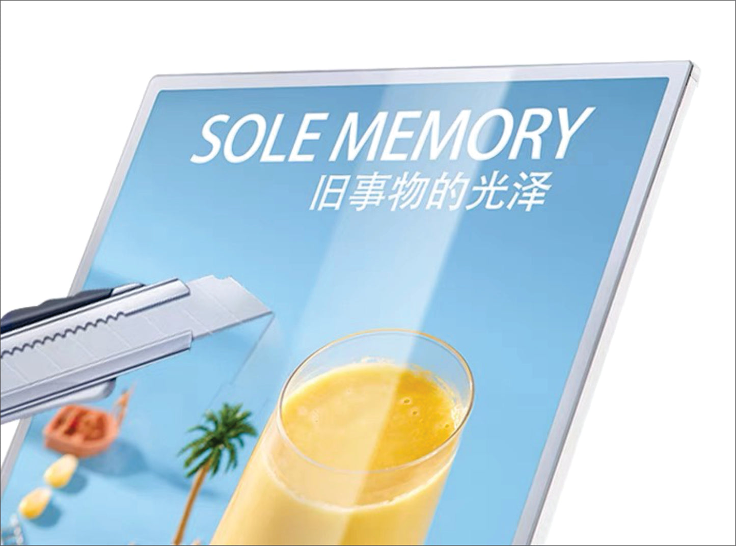 Led Ultra Thin Lightbox with Dimer Control
