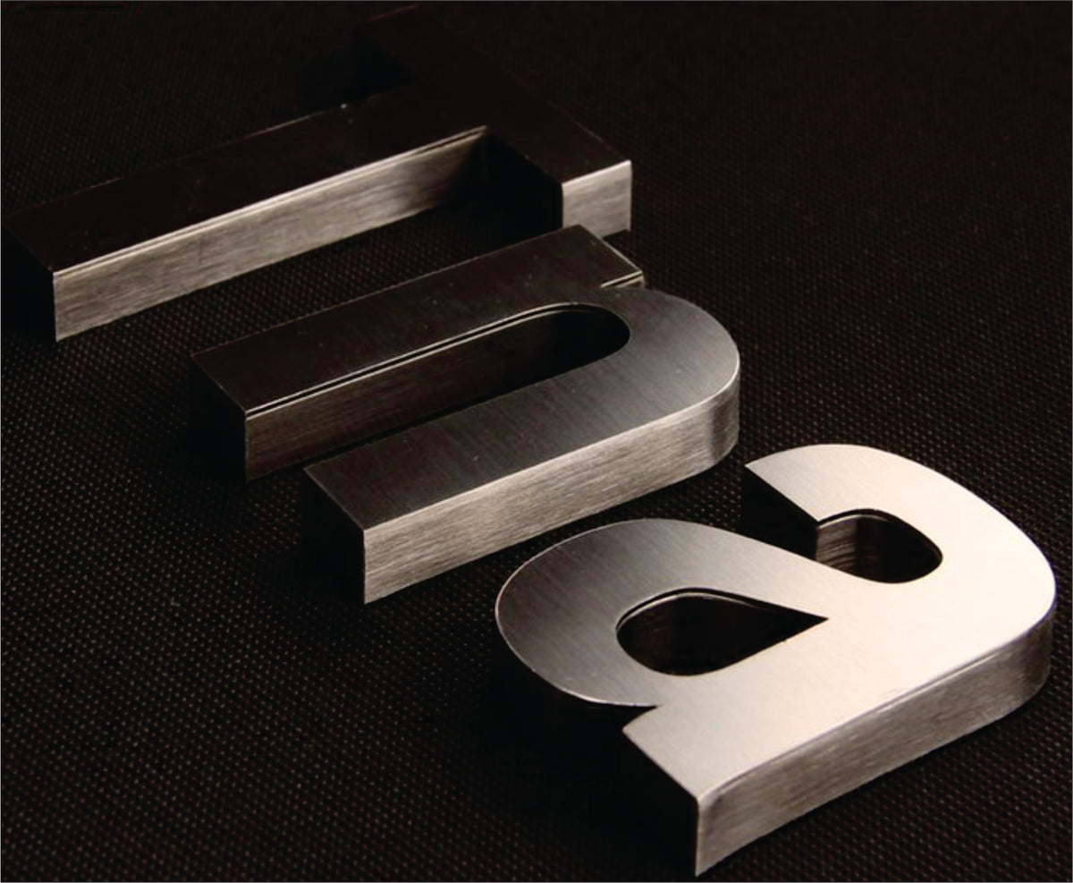 Large Block Steel Letters METAL BLOCK LETTER – 3dsignsllc